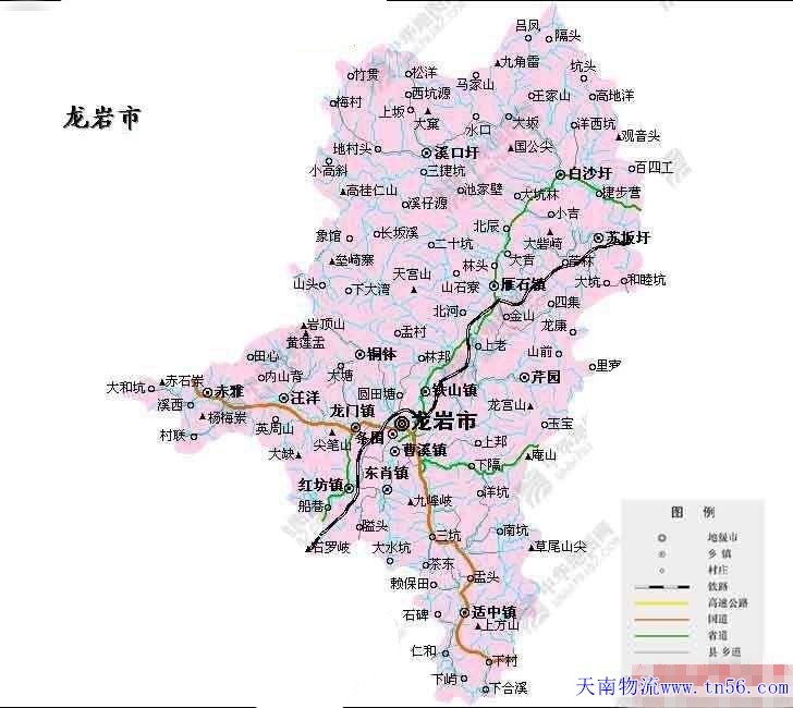 東莞到龍巖市地圖 shangfentui.cn